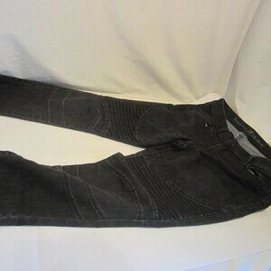 SIMPLY VERA Skinny charcoal gray jeans texture Women 14